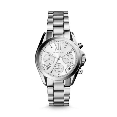 michael kors watch silver runway mini|michael kors black chronograph watch.